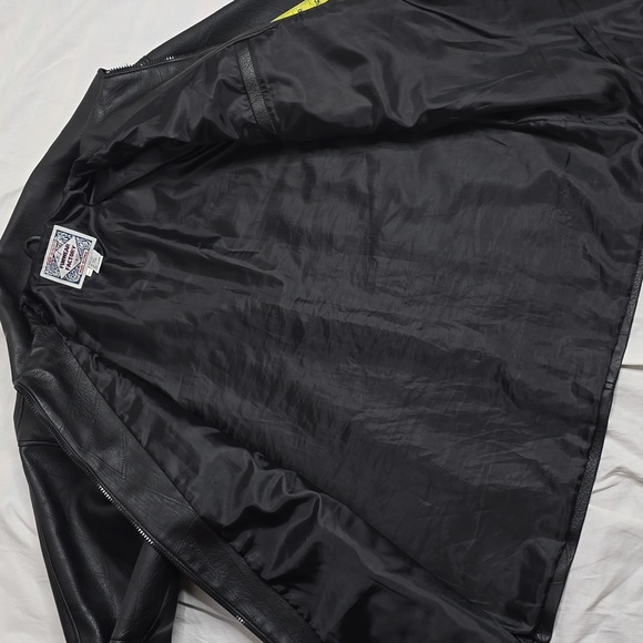 Funwear Factory vintage faux leather jacket sz Med - Picture 10 of 10